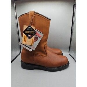 Red Wing Pecos 2283 Gore-tex Brown Leather Boots Steel Toe USA 11.5 D New
